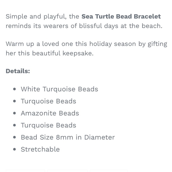 NWT 🐢🏝️ HEAVYWEIGHT TIGERS EYE BEADED SEA TURTLE STRETCH BRACELET One Size - Picture 5 of 5